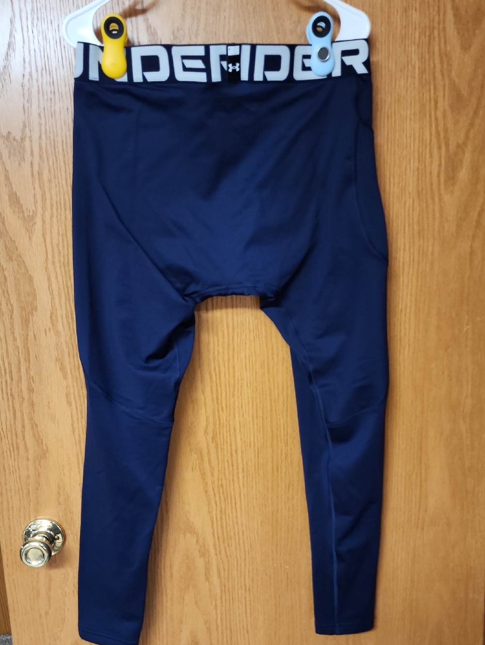 Under Armor Navy Performance Compression Leggings mens XL number 1080